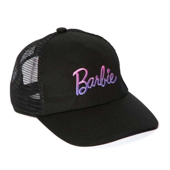 Black Barbie Trucker Hat - Picture 2 of 5